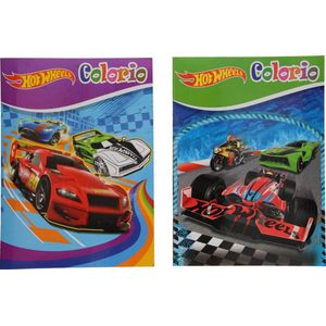 Kleurboek Hot Wheel 32 pagina's (1 stuk) assorti