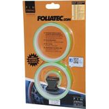 Foliatec PIN Striping voor velgen incl. montage hulpstuk - neon groen - 4 strips 6mmx2,15meter & 1 testrol 6mmx40cm