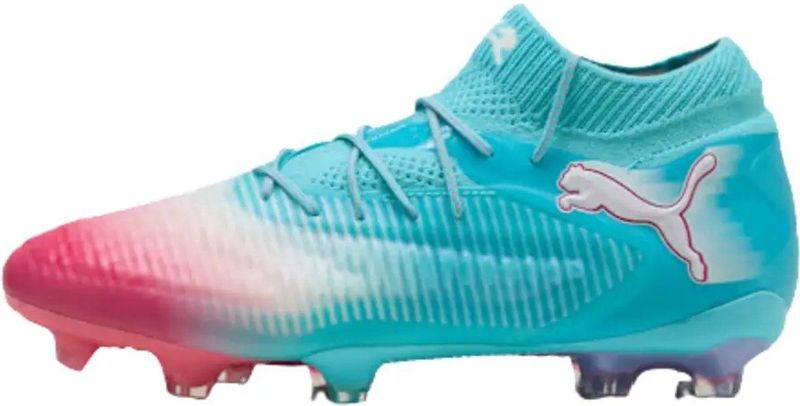 PUMA - FUTURE 8 ULTIMATE RE-CHARGE FG - Voetbalschoenen - Blauw/Roze/Wit