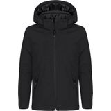 Clique - Padded Hoody - Softshell Jack - Zwart - Junior Kinderen