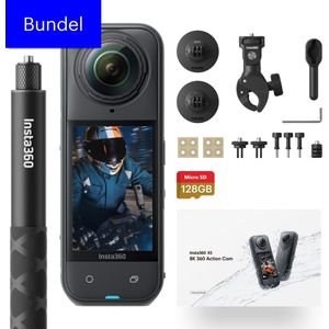 Insta360 X5 All-in-One Motor Bundel - Actioncam - Zwart