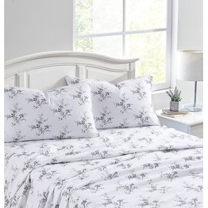 Elegante flanellen beddengoed set - comfortabel - set van 3 - kingsize - 100% katoen