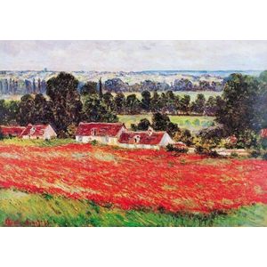 Kunstdruk Claude Monet - Field of Poppies 100x70cm