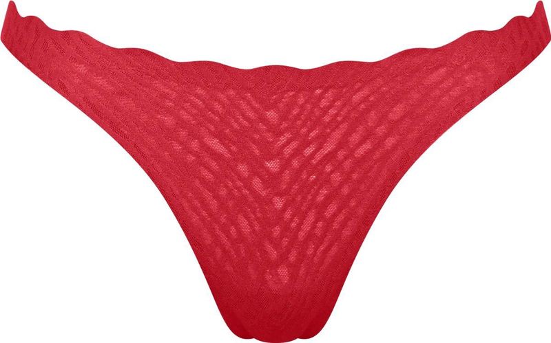 Sloggi - ZERO Feel Bliss - String - SHANGHAI RED - Naadloos met Kantlook