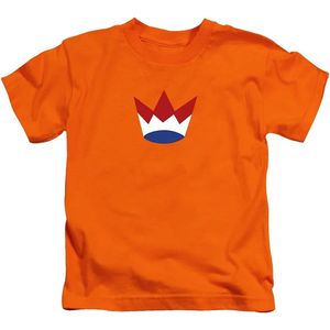 Kroon van NL Koningsdag - T-Shirt Kinderen - Oranje - Maat 122_128