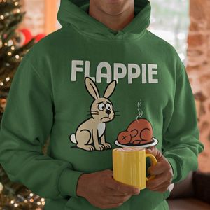 Foute Kerst Hoodie Groen Flappie 4XL