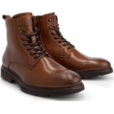 DenBroeck Foundry St. Hoge heren veterschoenen - Gevoerde boots - Cognac Bruin Leer - Maat 40