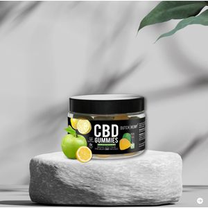 Dutch Hemp CBD-gummies - broad spectrum - 25 mg - apple/lemon