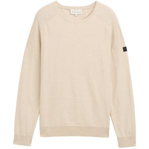 TOM TAILOR - Trui - Beige - Knitwear - Lange Mouw