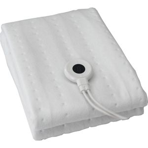 Cresta Care KTS700 - Zwakstroom - Elektrische Warmte Deken - Zacht - Eco Fleece - Timer - Oeko-tex 100 - Wit