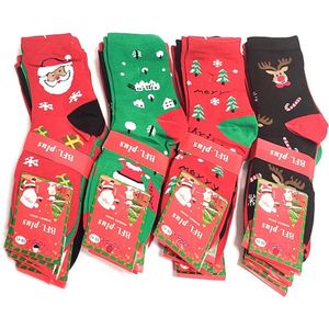 Warme damessokken - Kerstsokken - 5 Paar - Maat 35/38