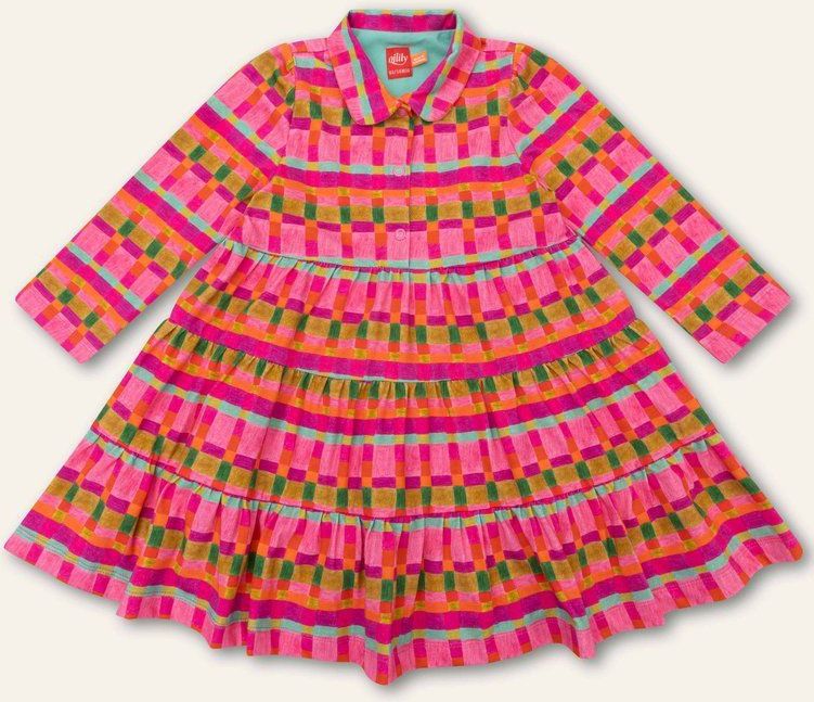 Oilily - Diana jersey dress - Roze - 128/8yr