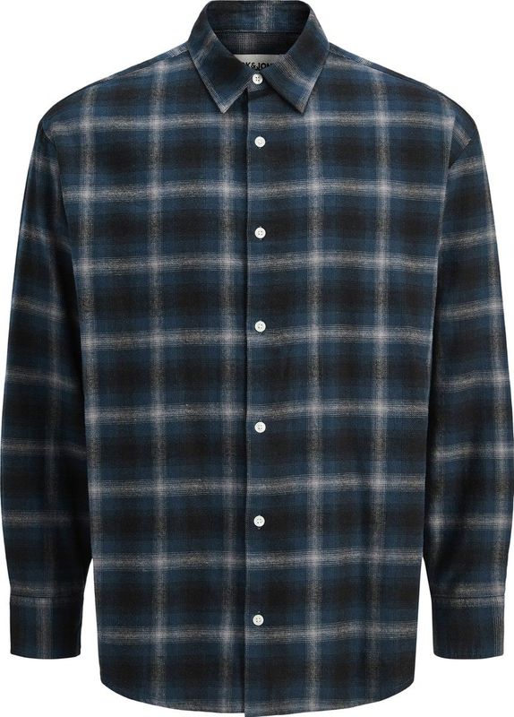 JACK&JONES - JCOCOVER CHECKED FLANNEL SHIRT LS - Overhemd - Heren