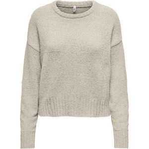 Only Teresa Life Crew Loose Knitted Sweater Dames - Maat M