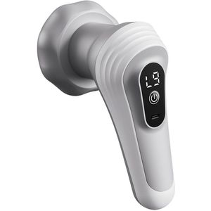 Special Offer Intelligent Massage Gun - Quiet Strike, 5-Head, USB Rechargeable, Ergonomic Design for Waist, Legs, and Hips, Ideal Father'S Day Gift, Massage Gun for Muscles, Sleek Metallic Finish, Durable Plastic Body