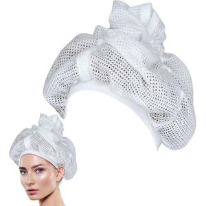 Droogkap voor krullend haar - Satijnen Diffuser Cap - Bonnet met trekkoord - Verstelbare Föhnaccessoire met Capuchon - Vrouwen Haar Voluming