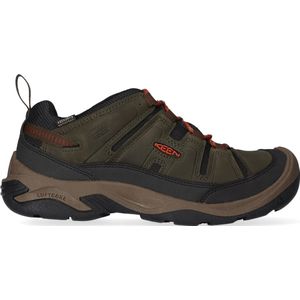 Keen Circadia Heren Wandelschoenen Dark Olive/Potters Clay | Groen | Leer | Maat 47 | K1026774