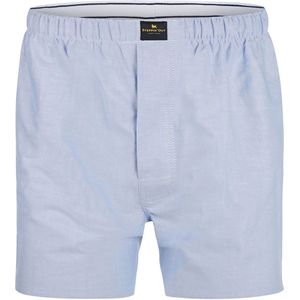Steppin' Out Boxershort Oxford Lichtblauw - Maat S - Heren - Boxershorts