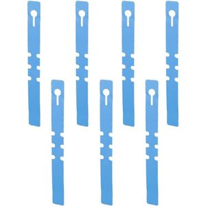 Plantenlabels blauwe plastic verstelbaar - 100 stuks