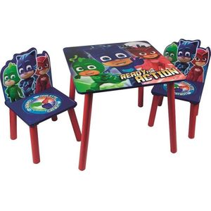 PJ Masks Houten Tafel met 2 Stoelen