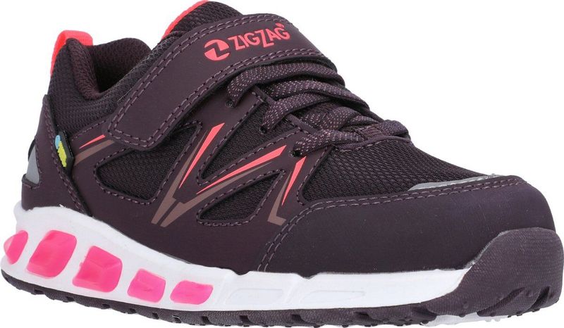ZigZag Sneakers 'Kemsite'  aubergine / pink