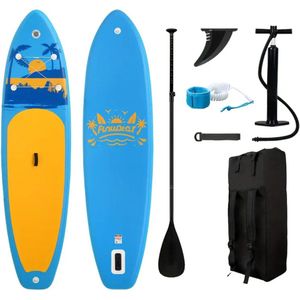 Bovista Sup Board - Opblaasbaar - Supboard - Sup Boards - Paddle - Kayak - Blauw