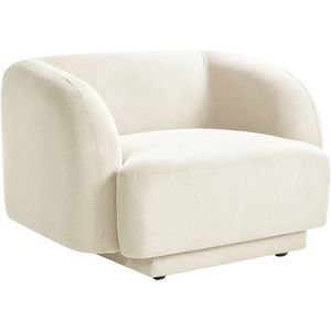 SKJANES - Fauteuil - Beige - Polyester