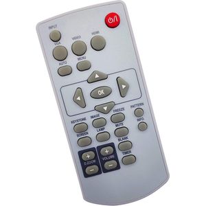 Afstandsbediening geschikt voor de EIKI EK-100W beamer, vervangt 63910016