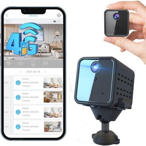 Mini 4G Bewakingscamera met Radar Bewegingsmelder en Nachtzicht voor Binnen en Buiten