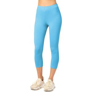 Legging - Zwart - Katoen - Hoge Taille - Comfortabele Elastische Band