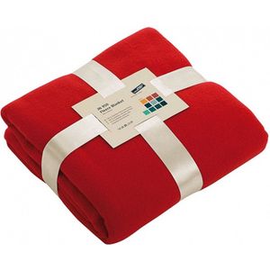 Fleece Deken Rood