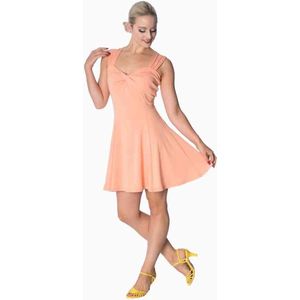 Dancing Days Korte jurk -S- IT'S THE TWIST STRAPPY Oranje