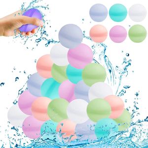 Herbruikbare Waterballonnen - Snel te Vullen - Voor Kinderen en Volwassenen - Waterbommenset Siliconen Waterballonnen - Snel Vulbare Spuitballen - Splashballen - Set van 12