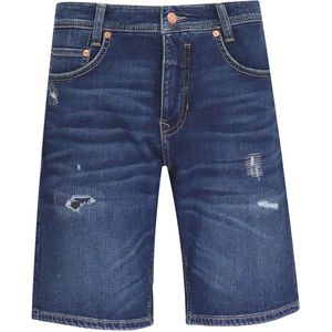 MAC • blauwe Arne Bermuda destroy • maat W33