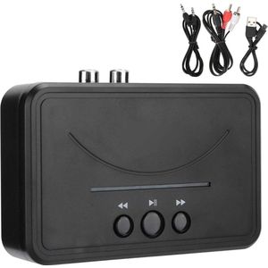 White-Label® Bluetooth Receiver Aux - Ontvanger - Carkit - Zwart