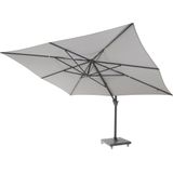 Zweefparasol Hacienda 300x400cm Mid Grey - 4-Seasons