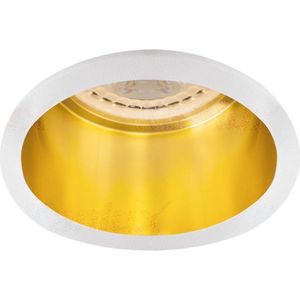 Kanlux S.A. - LED GU10 inbouwspot wit-goud rond - Enkelvoudig voor 1 LED GU10 spot