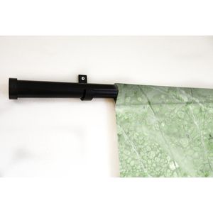 Wandkleed - Wanddoek - Steen - Graniet - Groen - Wit - 120x90 cm - Wandtapijt