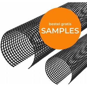 Gootdrain samples - 4 varianten - M, L, XL en XXL - 20 cm - Bladvanger - Dakgootbeschermer