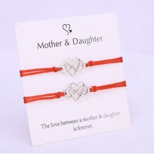Moeder dochter armband -Moederdag cadeau-cadeau voor moeder -Moeder Dochter cadeau -vriendschaps armband- moeder en dochter armband -mother & Daughter armband