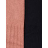 Set met 2 Paar Maillots - Nachtblauw - Geribd Tricot