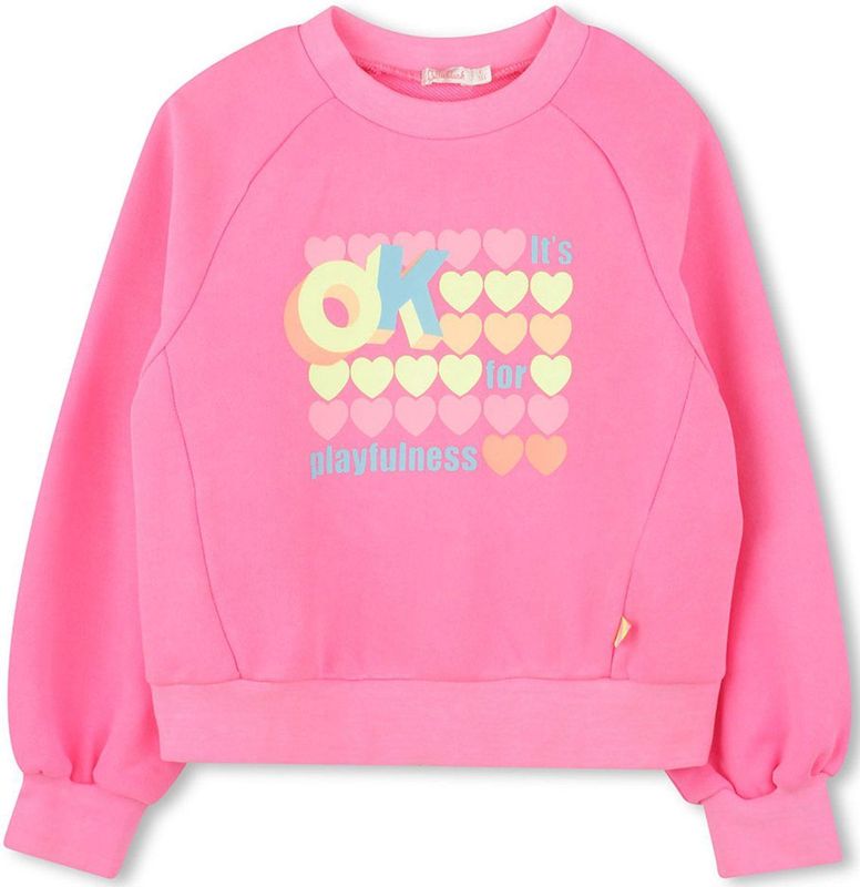 Billieblush - U21035 - Sweatshirt - Roze - 100% Katoen