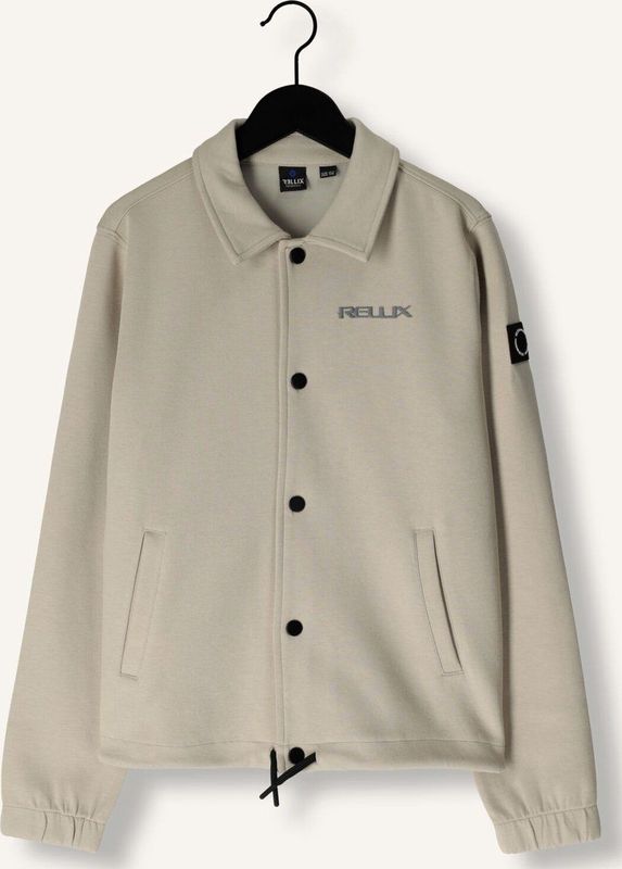 Rellix - Vest - Beige - Effen - Halslijn Polokraag