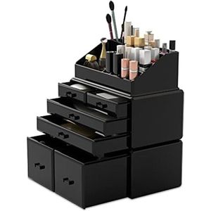 Make-up Cosmetische Organizer Opbergladen Display Dozen Case met Laden (6D)