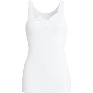 Con-ta - 2 dames hemden 700/1670 met kant - 100% katoen - wit - maat 42