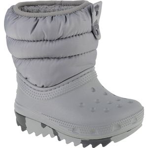 Crocs Classic Neo Puff Boot Toddler 207683-007 voor een jongen Grijs Sneeuw laarzen Laarzen