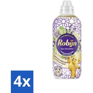 Robijn – Wasverzachter – Intense Spa Sensation – 765 ml - Voordeelverpakking - 4 stuks