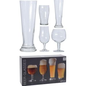 Set bierglazen 4 stuks