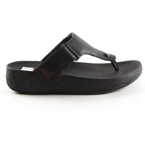 Fitflop - Trakk II - Leren Sandalen - Zwart - Casual
