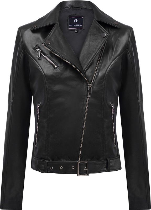 Felix Hardy - Leren Jas - Zwart - Dames